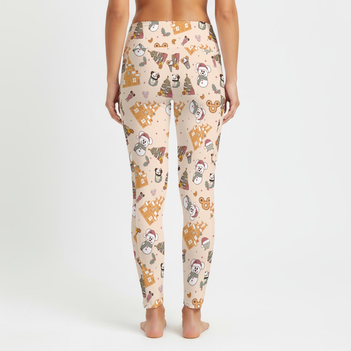 Cookie Castles & MM Snowmen Women's High Waist Leggings With Side Pocket
