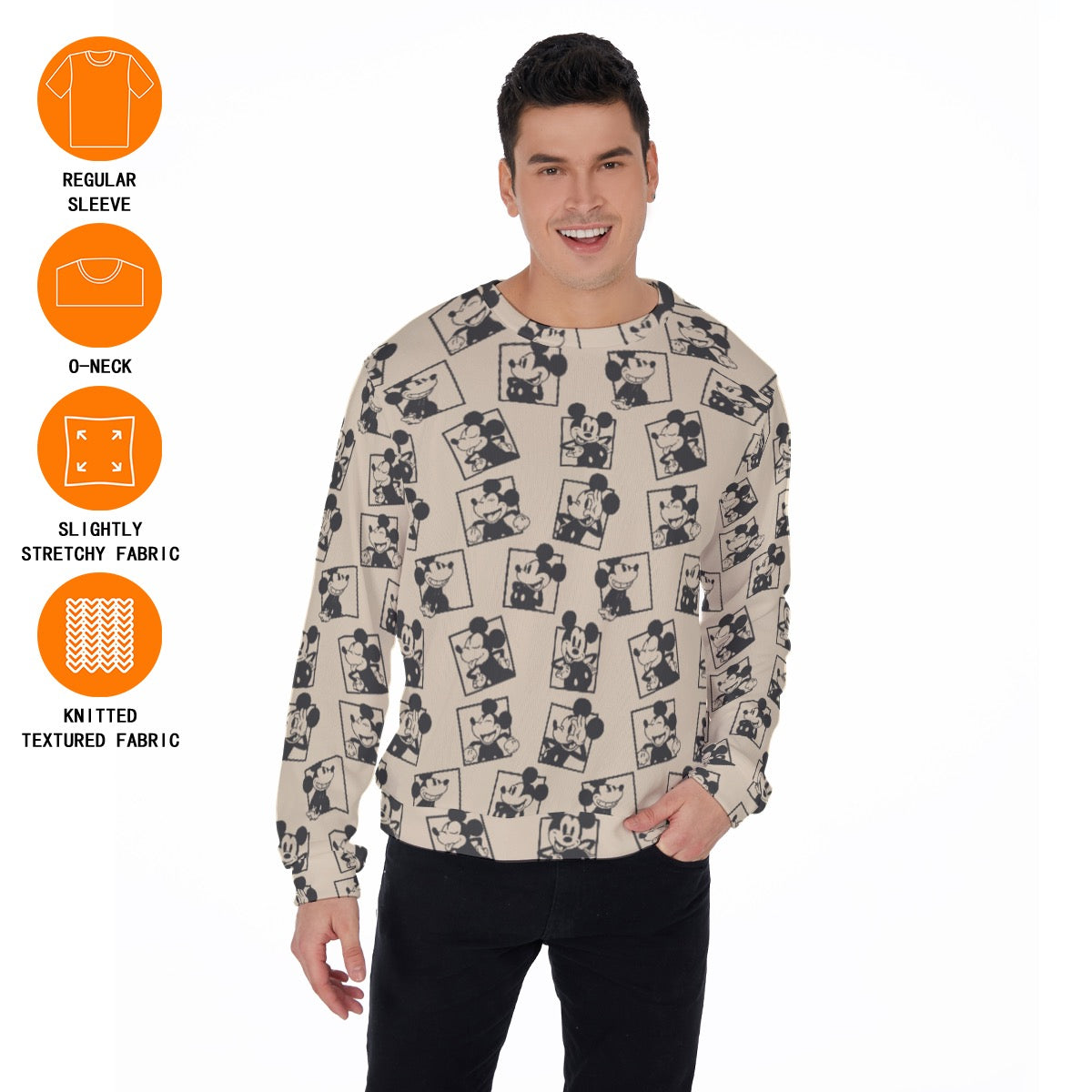 Vintage MM Squares Men's Sweater
