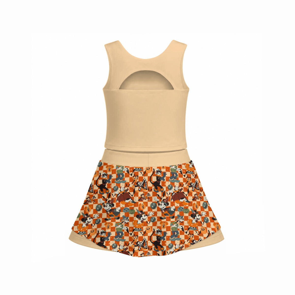 Happy Halloween Women's Sports Tank & Skort Set