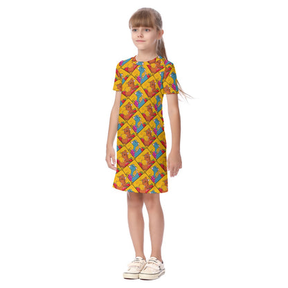 Chef Rat Kid's Short Sleeve Dress