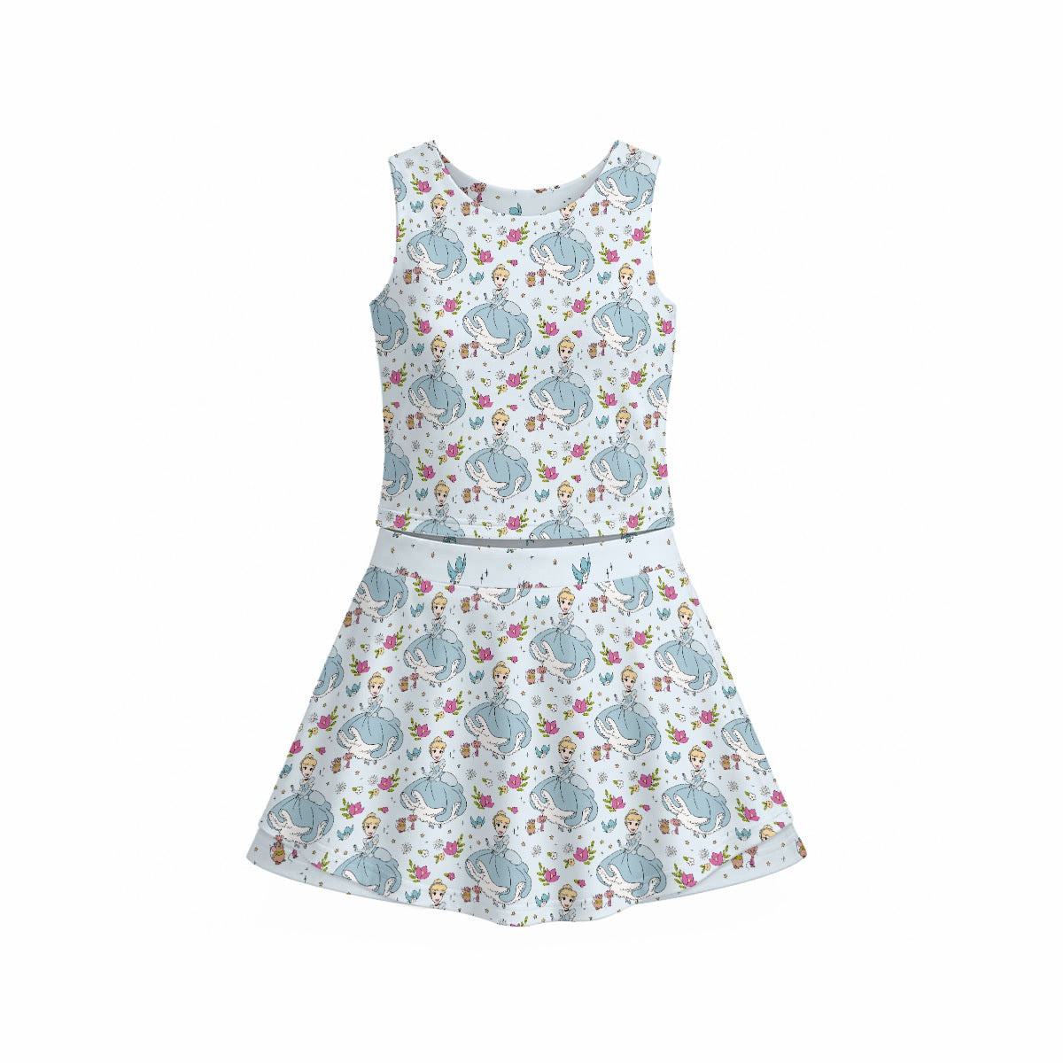 Cindy Women's Sports Tank & Skort Set