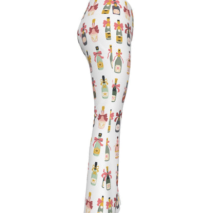 Champagne Women's Flare Yoga Pants