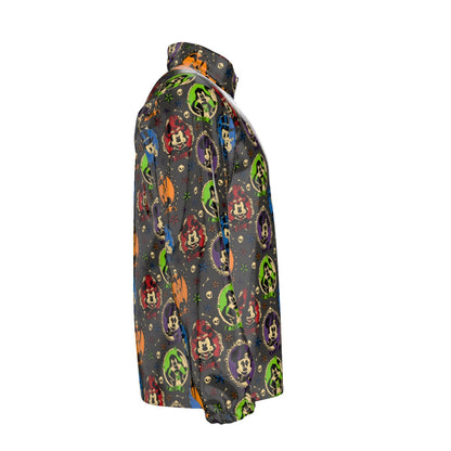 Not So Spooky Cameos Men's Zip-Up Jacket