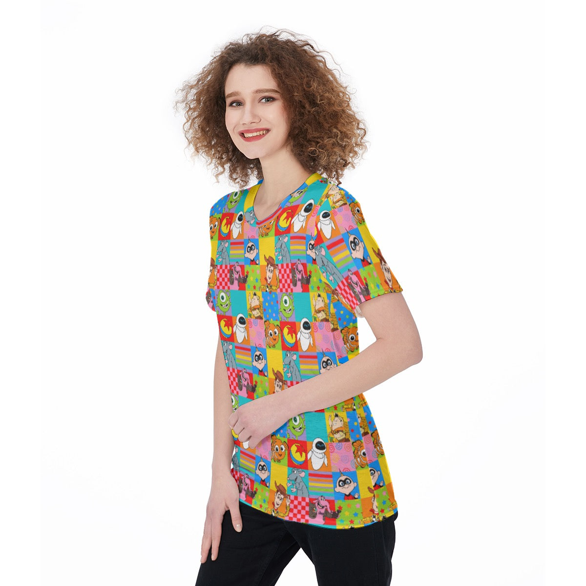 Movie Friends Women's O-Neck T-Shirt|180 GSM Jersey