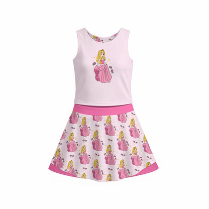 The Sleeping Princess Women's Sports Tank & Skort Set