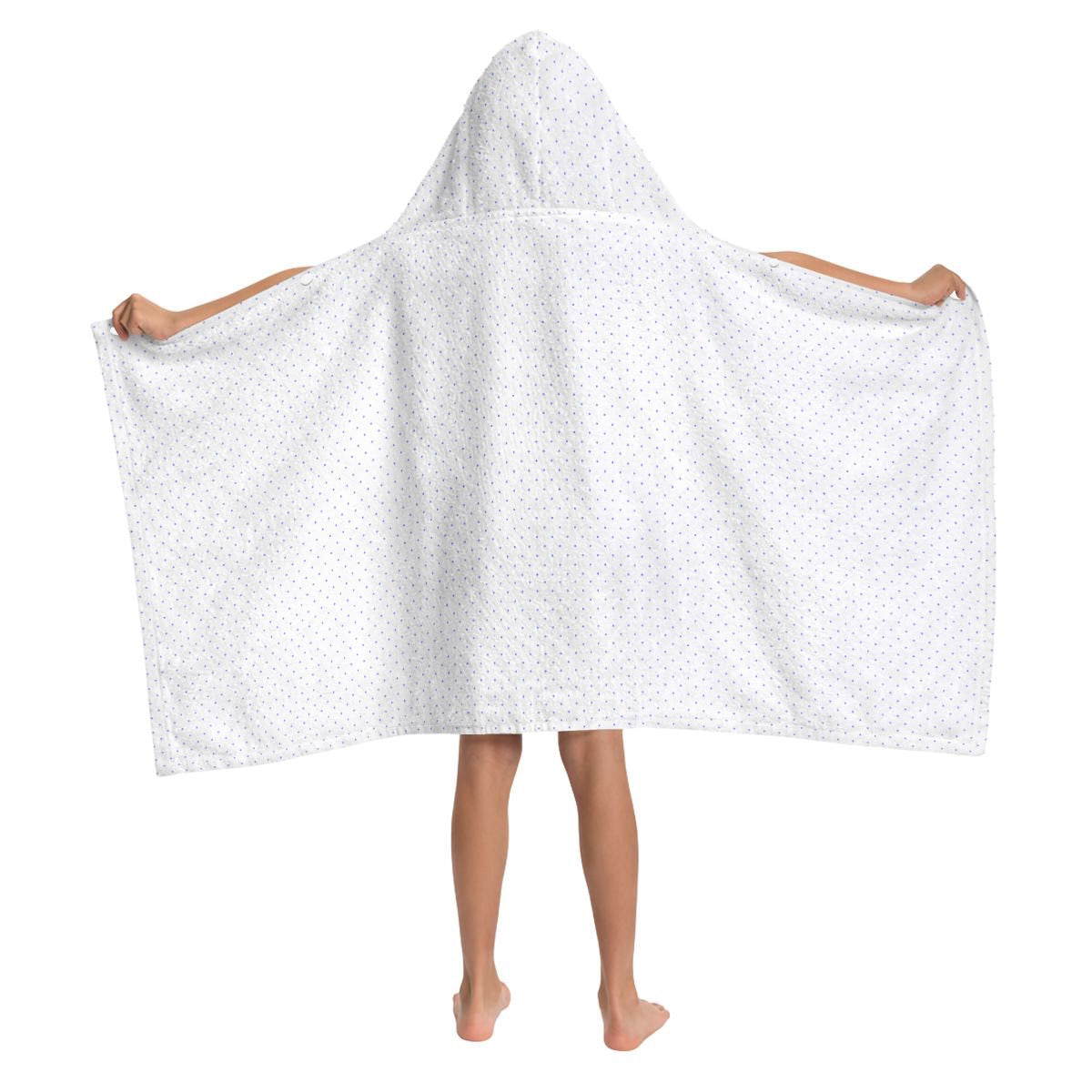 Charlotte Dot Kids Hooded Towel Poncho