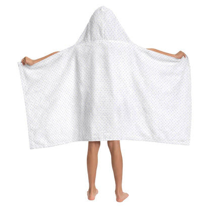 Charlotte Dot Kids Hooded Towel Poncho