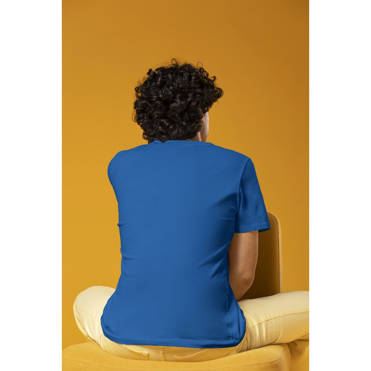 Pumpkin Sorcerer Panel Men's Round Neck T-Shirt
