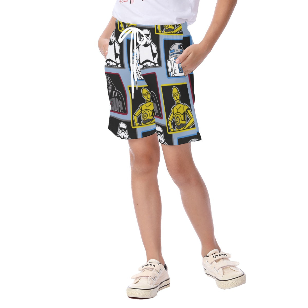 Droids & Villains Kid's Beach Shorts