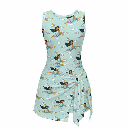 A Whole New World Girls Sports Romper