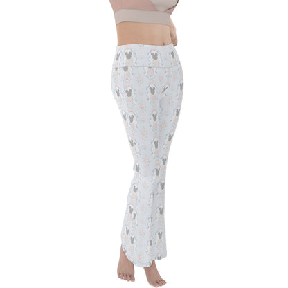 Blue Grandmillenial Women's Flare Yoga Pants
