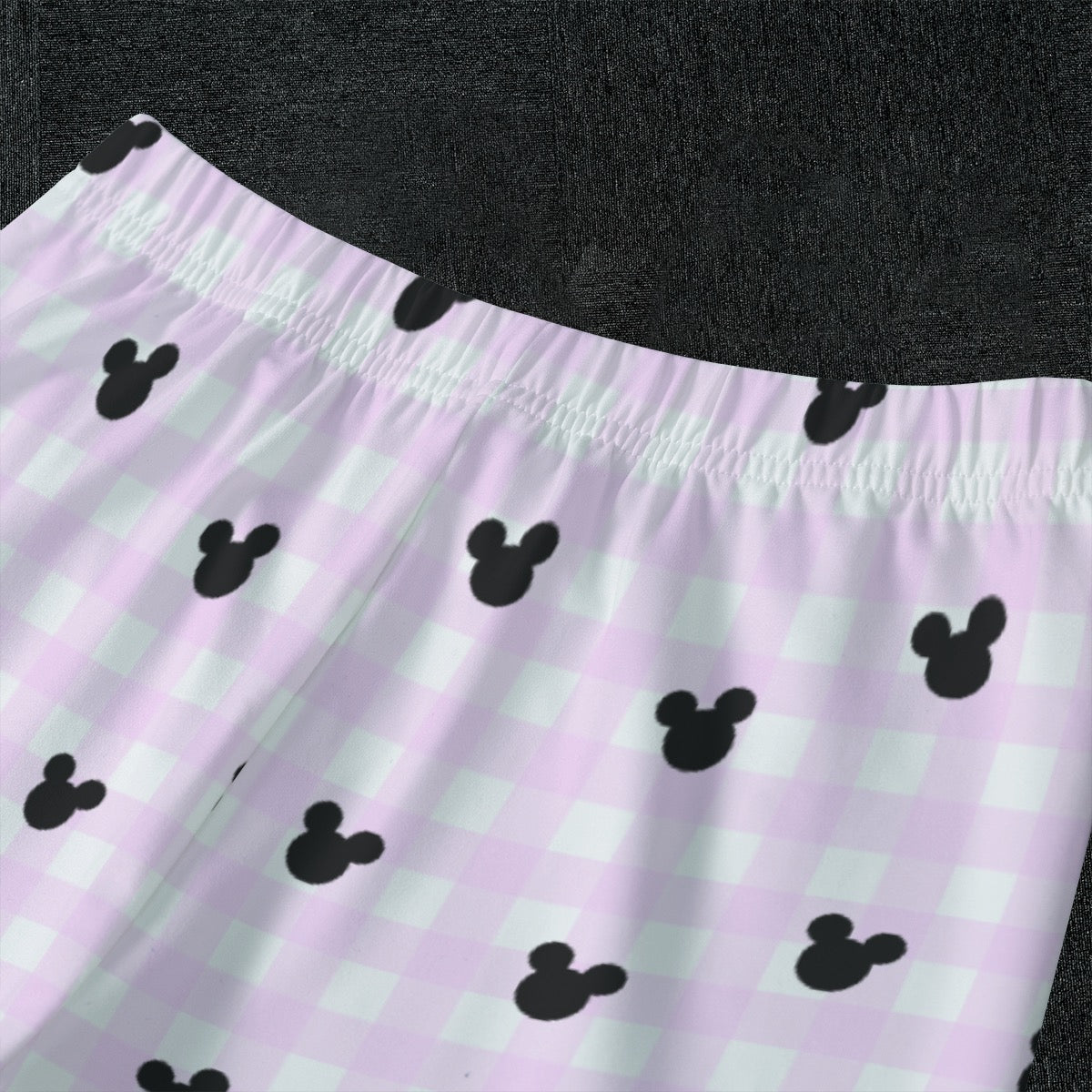 Bright Pink Gingham Kid's Sleep Pajamas