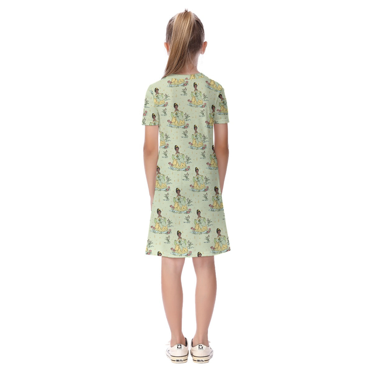 Tia [smaller print] Kid's Short Sleeve Dress