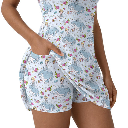 Cindy Women’s Athletic Dress With Built‑In Shorts