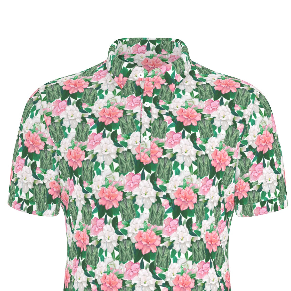 Masterful Men's Stretch Collar Polo Shirt