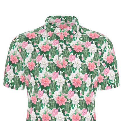 Masterful Men's Stretch Collar Polo Shirt