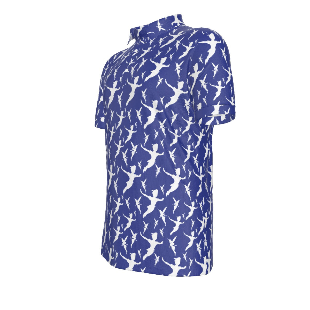 Blue Peter Silhouette Men's Stretch Collar Polo Shirt