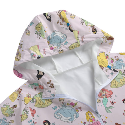 Princess Unisex Windbreaker Long Jacket