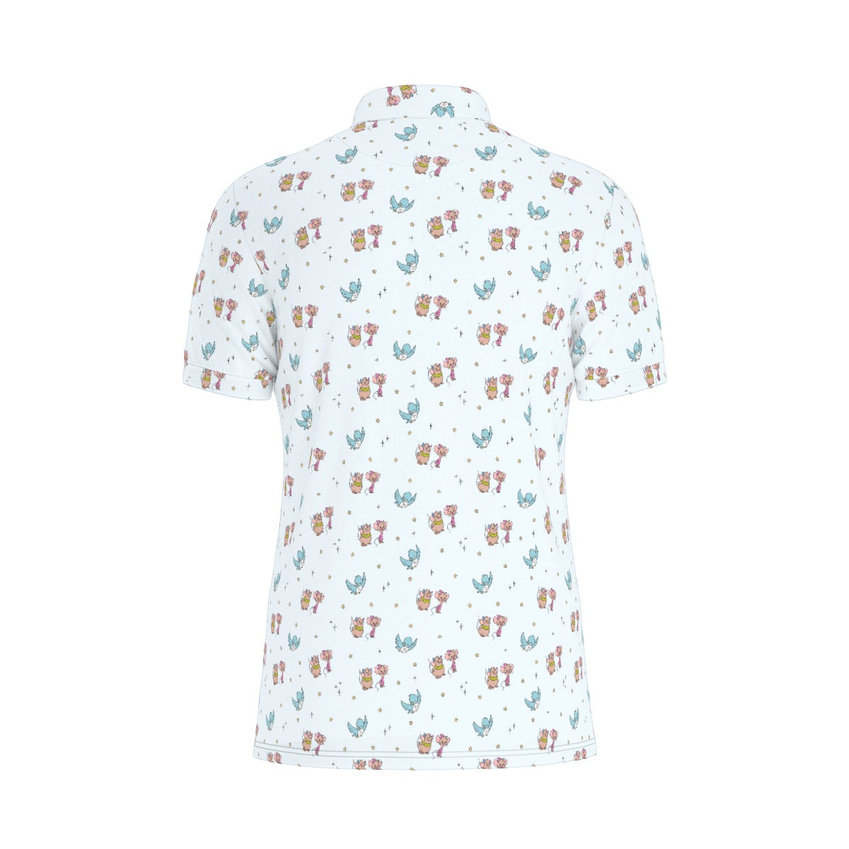 Cindy’s Friends Men's Stretch Collar Polo Shirt