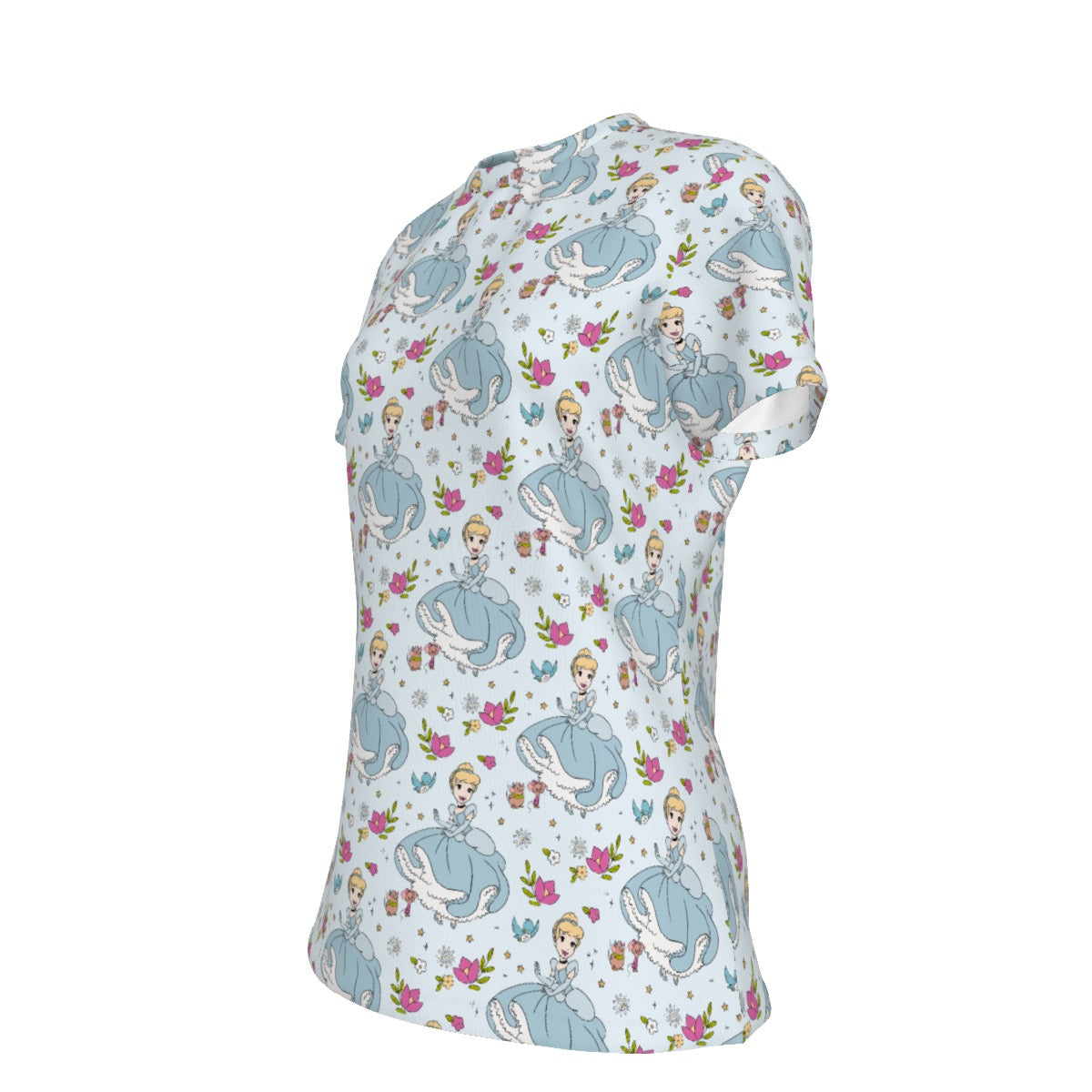 Cindy Women's Round Neck Athletic T-Shirt|210GSM