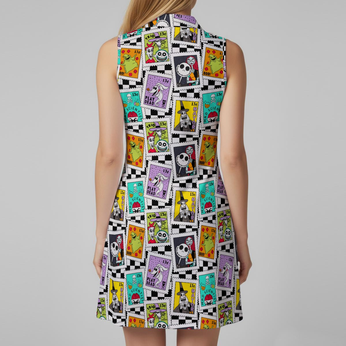 NBC Checkered Stamps Women’s Sports Dress Set