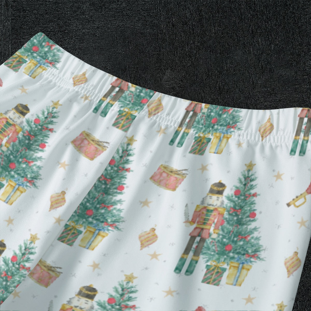 Christmas Tree Nutcracker Kid's Raglan Sleeve Pajamas