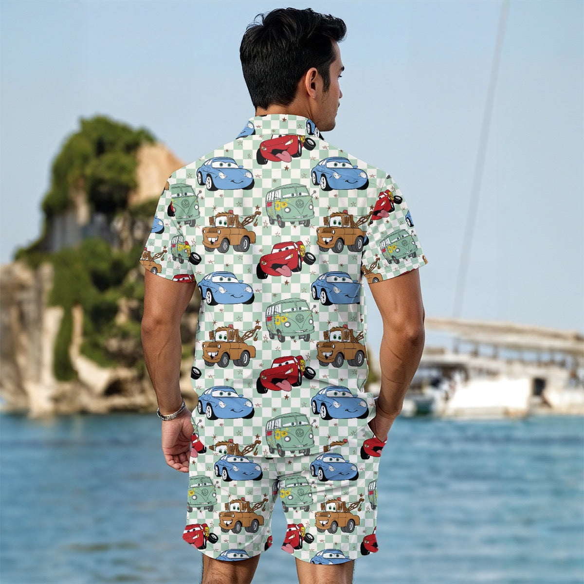 Lightning Men's Summer Shirt Set