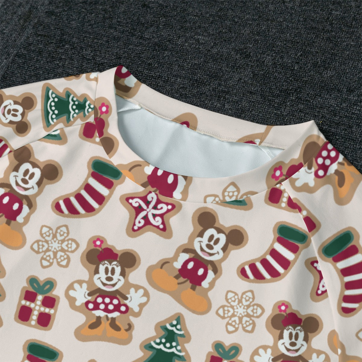 Christmas Cookies Men's Raglan Sleeve Pajama Set