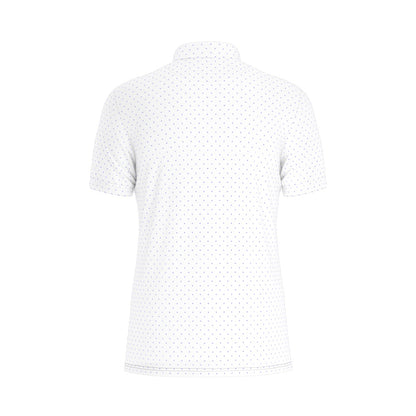 Charlotte Dot Men's Stretch Collar Polo Shirt