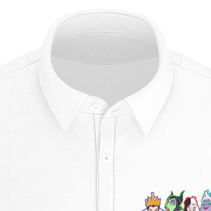 Villains Men's Stretch Collar Polo Shirt