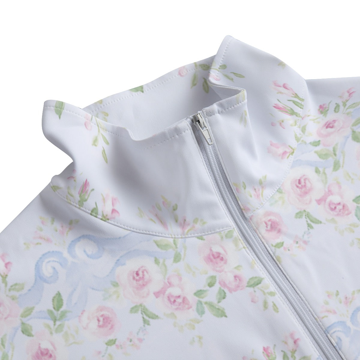 Grandmillenial Roses Women's Stand-up Collar T-shirt