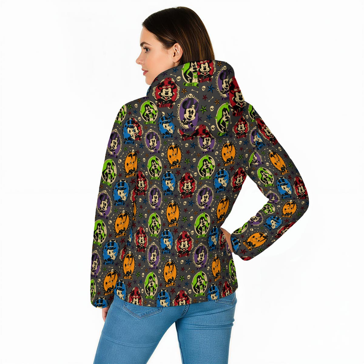 Not So Spooky Cameos Unisex Warm Hooded Jacket