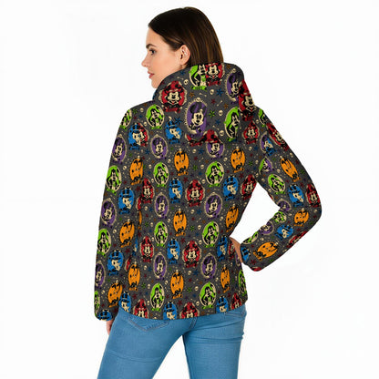 Not So Spooky Cameos Unisex Warm Hooded Jacket
