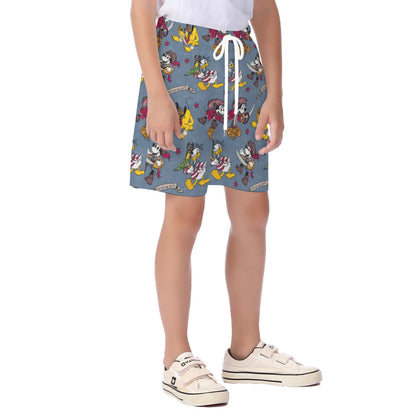 A Pirates Life For Me Kid's Beach Shorts