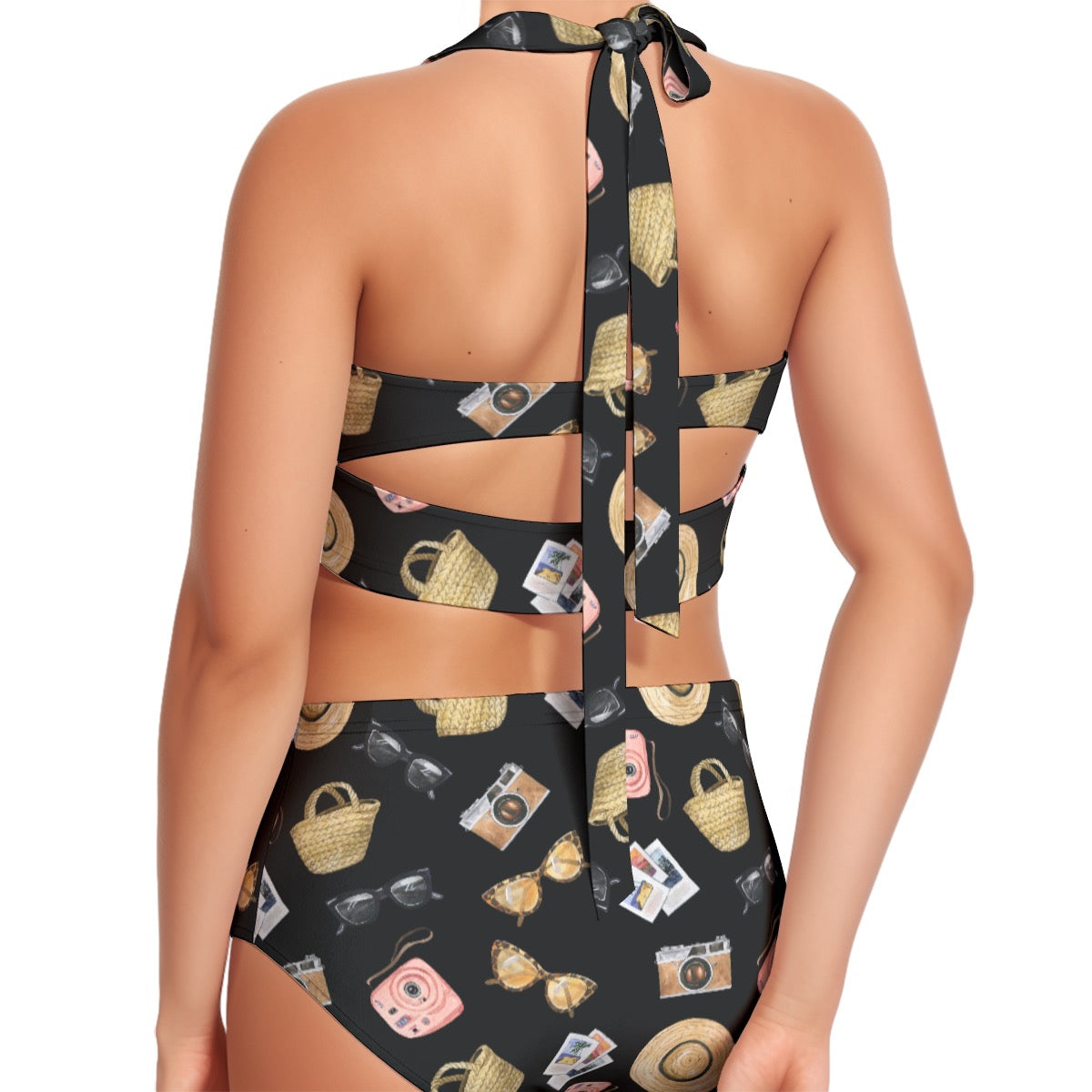 Vacay Women's Swimsuit Set With Halter
