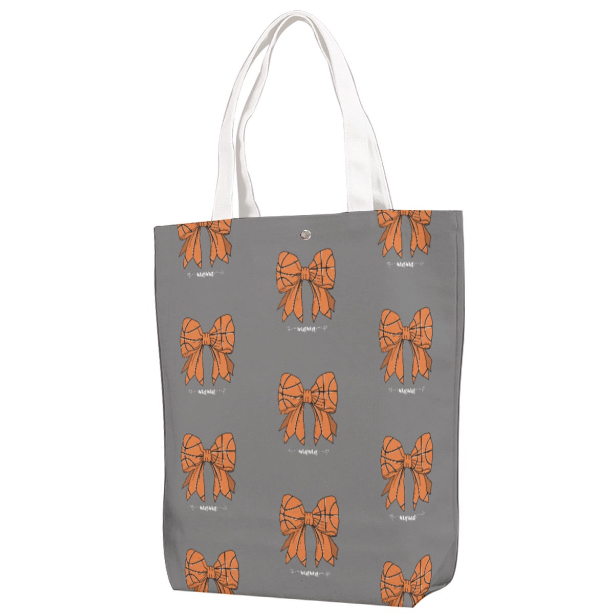 Basketball Mama Canvas Bag With Shoulder Strap
