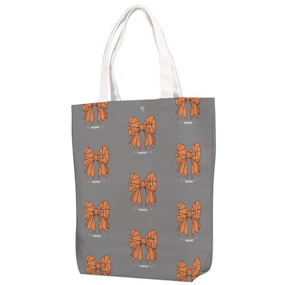 Basketball Mama Canvas Bag With Shoulder Strap