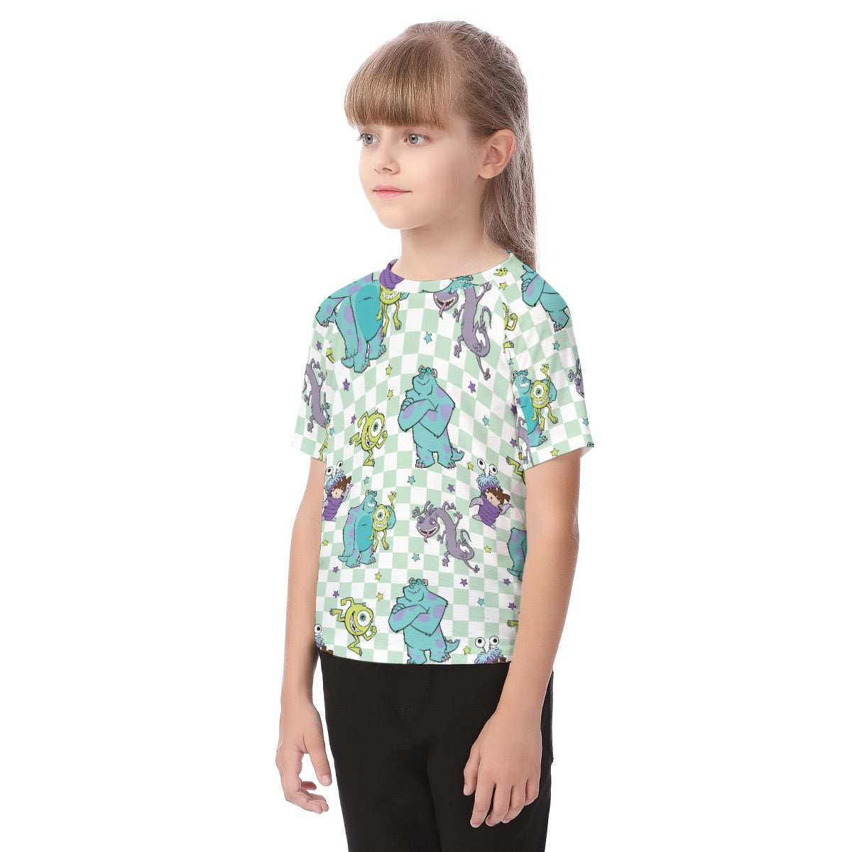 Monsters Kid's Raglan Sleeve T-shirt