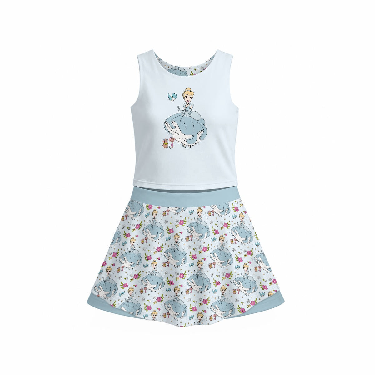 Cindy Women's Sports Tank & Skort Set