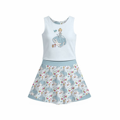 Cindy Women's Sports Tank & Skort Set