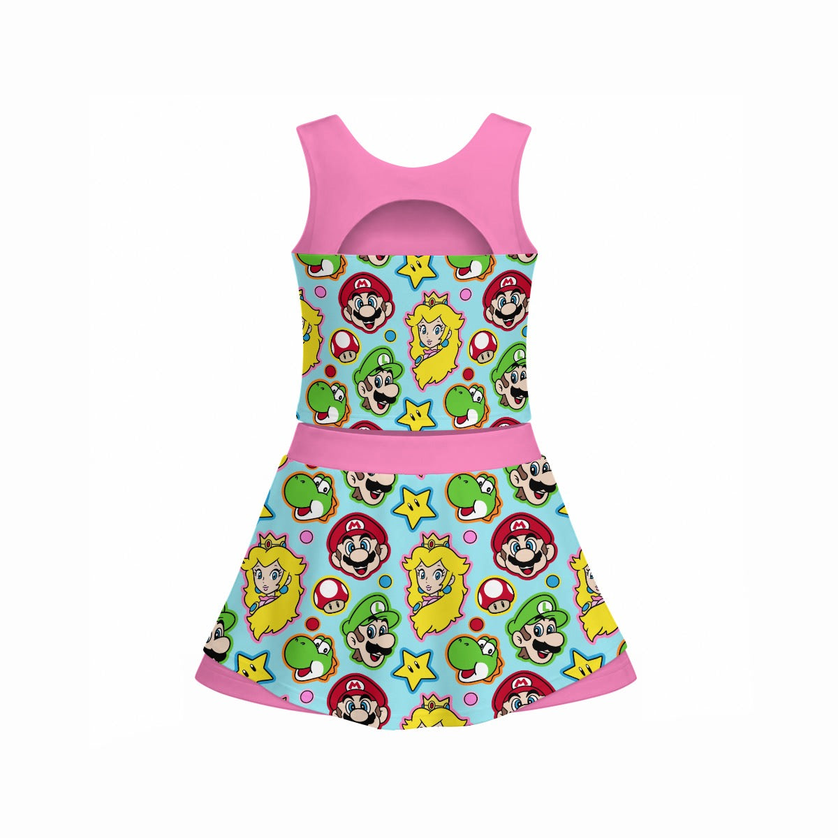Super Brothers Girl's Tank & Skort Set