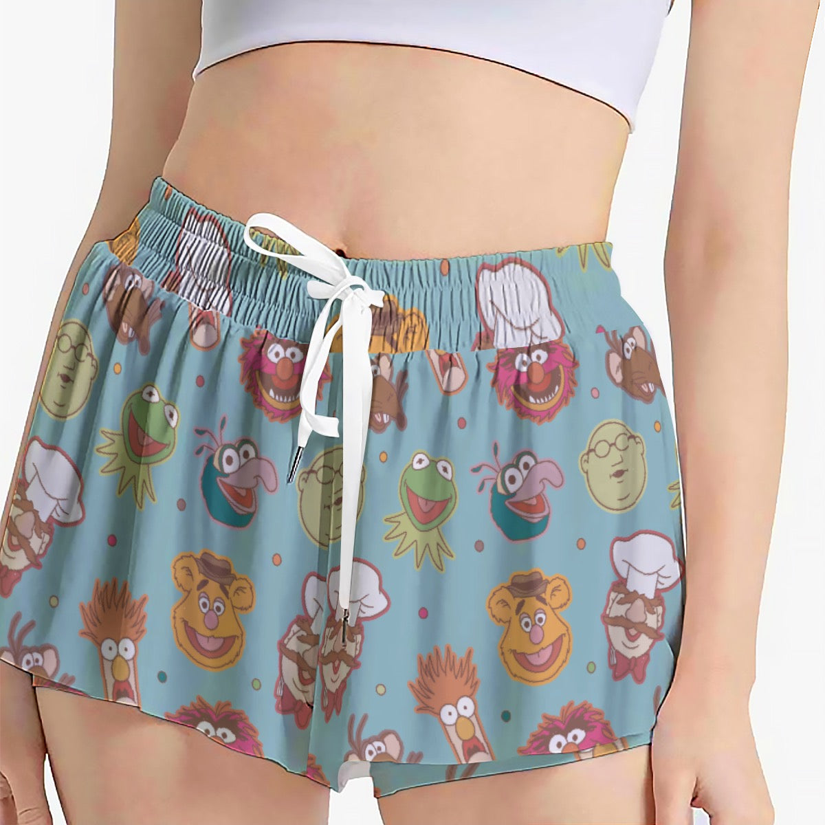 Puppet Faces Women's Sport Skorts With Pocket
