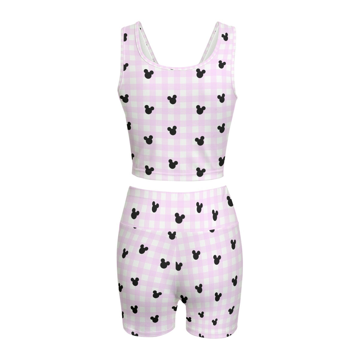 Bright Pink Women's Yoga Set