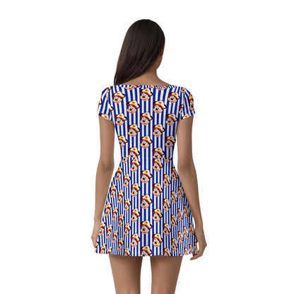Sailor Minnie Women’s Athletic Dress With Built‑In Shorts