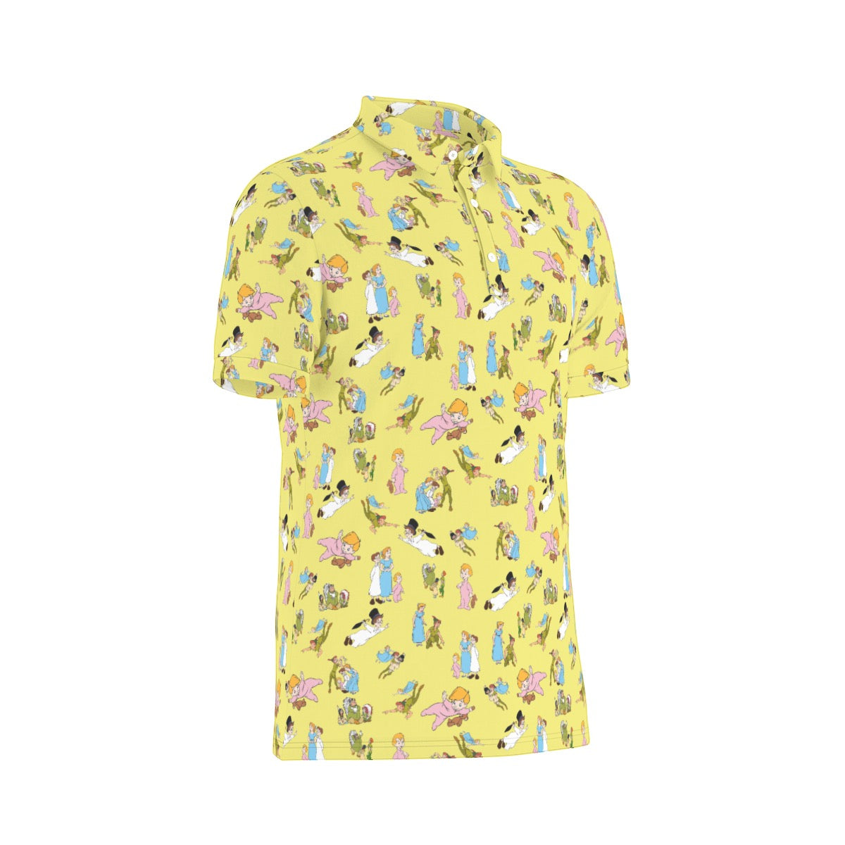 Darling Family Men's Stretch Collar Polo Shirt