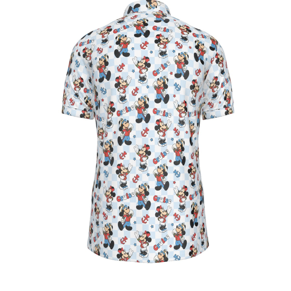Checkered Cruising MM Men's Stretch Collar Polo Shirt