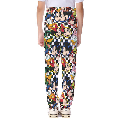 Checkered Friends Kid's Casual Pants