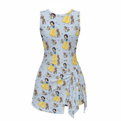 The Fairest One of All Girls Sports Romper