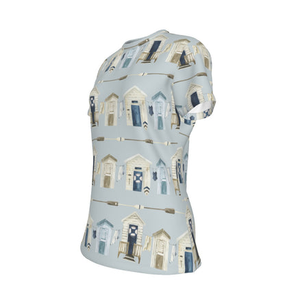 Beach Houses & Oars Women's Round T-Shirt|210GSM