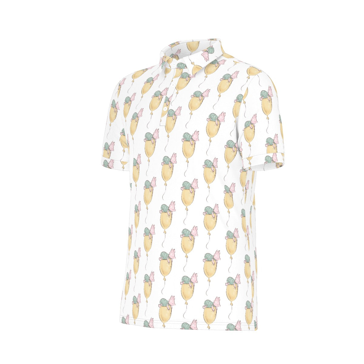 Piglet Men's Stretch Collar Polo Shirt
